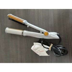 InStyler Rotating Hot Iron Hair Styler Brush 1.25" inch Barrel Silver IS1001